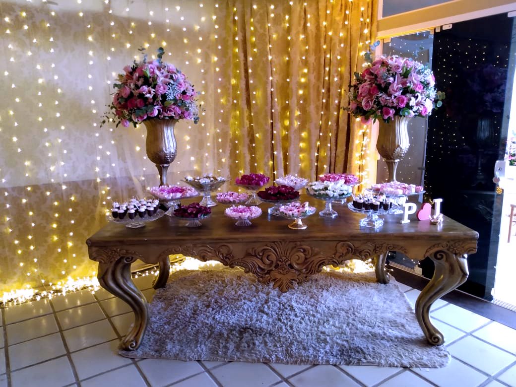 Decoração de evento na Casa Refúgio