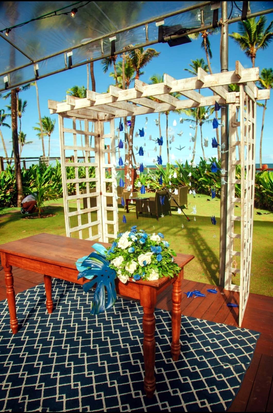 Decoração da cerimônia